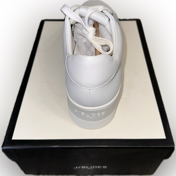 Women’s J/Slides Maya Leather Platform Sneaker - 8.5M - Picture 4 of 5